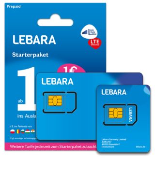 ثبت‌نام و به نام زدن سیم‌کارت‌های اپراتورهای انگلیس Lebara uk