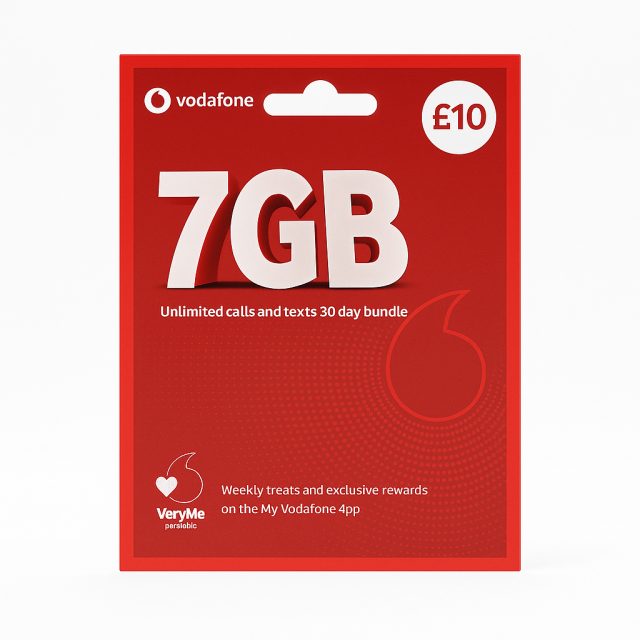 ثبت‌نام (به‌نام کردن) سیم کارت ودافون انگلیس Vodafone UK